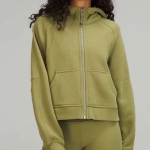 Lululemon XS/S Scuba full zip hoodie in Bronze Green- like new.